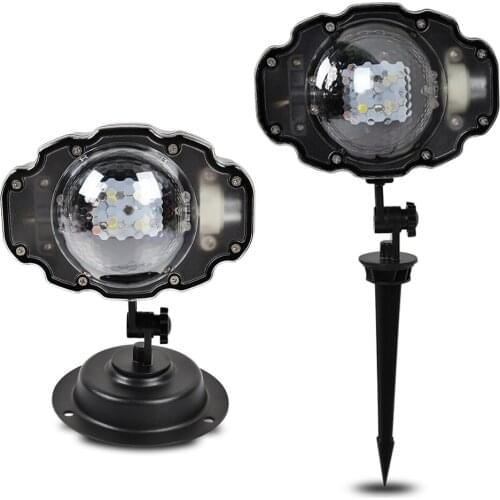 LED Snowfall Light Remote Control Christmas Snow Falling Projector Lights Indoor Outdoor Waterproof Stage Lighting EU/US Plug