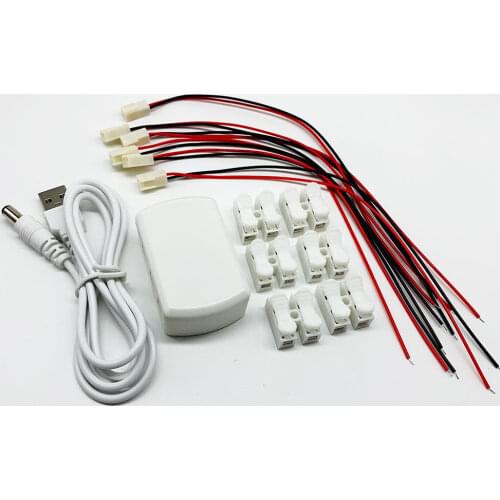 5V USB AC/DC Adapter / Power Supply with 6 Ports Output Railway Layout/Railroad Layout/Train Layout/Street lights Layout Diorama