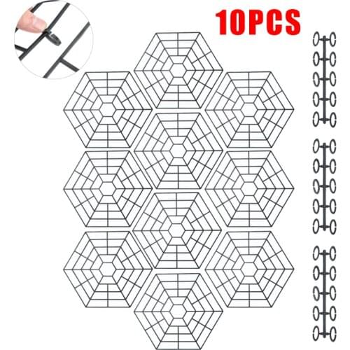 High Quality Set Plastic Floating Pond Protector Fish Guard Grid Floating Cover Net Floating Pond Guard Garden Supplies