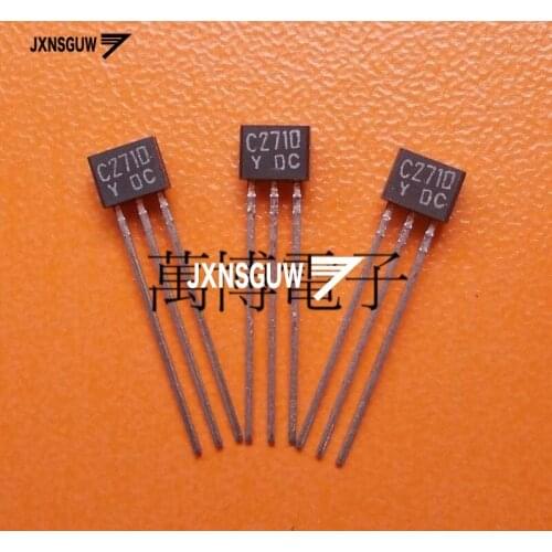 10PCS 2SC2710 Y TO-92S Transistor C2710 Audio Power Amplifier 2SC2710-Y power transistor 2SC2710Y Bagged White word C2710Y