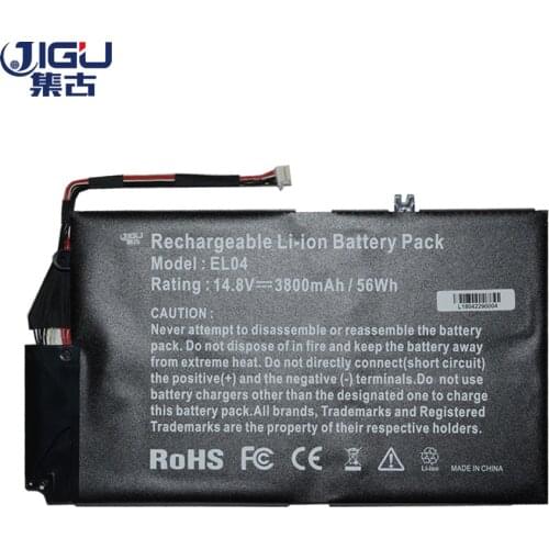 JIGU 3CELLS Laptop Battery EL04 EL04XL ELO4XL HSTNN-IB3R UB3R TPN-C102 For HP ENVPR4 I5-3317U ENVY 4 4T-1000 Envy TouchSmart 4