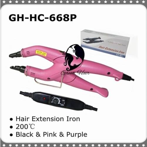 Free shipping - Wholesale hair extension iron,Electric temperature CONTROL model,Hair extension fusion connector