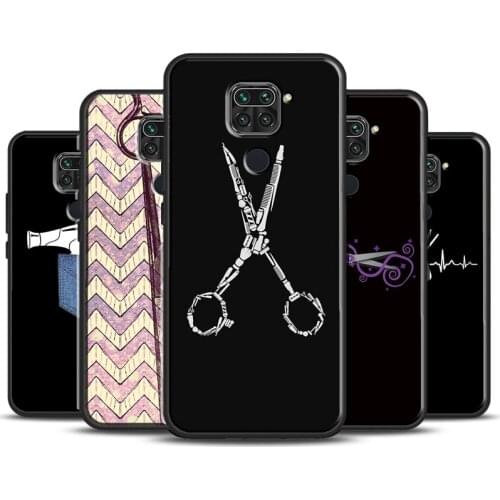 Hair Stylist Scissors Case For Xiaomi Redmi Note 9S 8T 7 8 9 Pro Coque For Redmi 9C 9 9A 8A 8 10X K30 Ultra