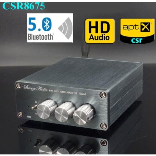 KYYSLB 50WX2 100WX2 BL50A CS8675 Home audio Mini 4.2 5.0 Bluetooth Amplifier HIFI Class 2.0 Stereo Digital Amplifier TPA3116