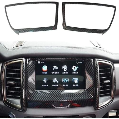For Ford Ranger Everest Endeavour 2015 2016 2017 2018 2019 Air Conditioning Dashboard Vent Cover Outlet Decoration