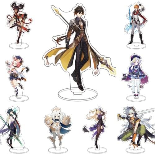 Anime Game Genshin Impact Project Acrylic Stand Model Action Figure collection New Year Birthday Gift toy gift