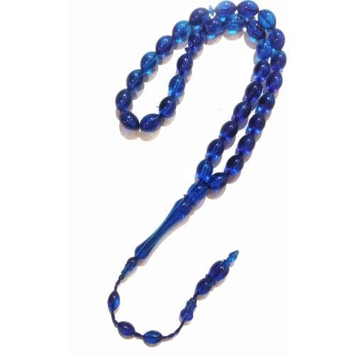 Islamic Tasbih Muslim Rosary Beads 33 Prayer For Men Bracelet, Accessory Musbiha, Imitation Amber Stone, Handmade Turkey 03