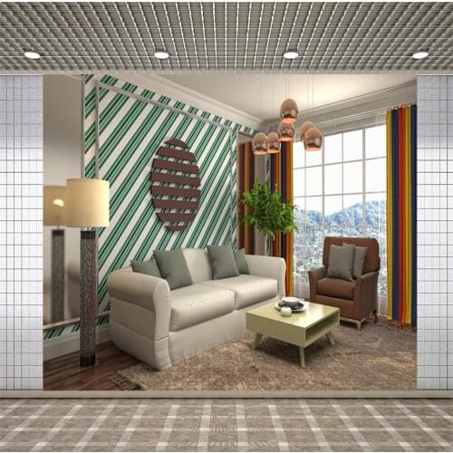 Lyavshi Modern Living Room Sofa Chair Lamp Carpet Wooden Floor Window Interior Backdrops Photography Background For Photo Studio
