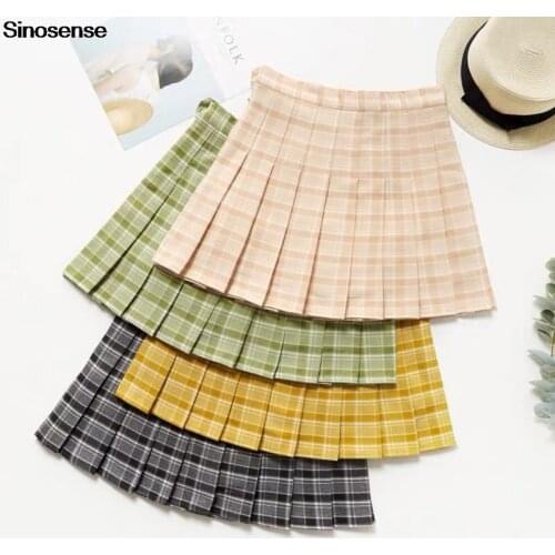 Women Plaid Skirts Harajuku Preppy Style Mini Cute Jupe Kawaii Skirt Saia Faldas Japanese School Uniforms Ladies Pleat Skirt