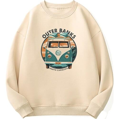 Outer Banks Hoodie Men Oversized Loose Casual O-Neck Outerbanks Hoodies Male funny Harajuku Fleece Sweatshirts Pullovers Clothes