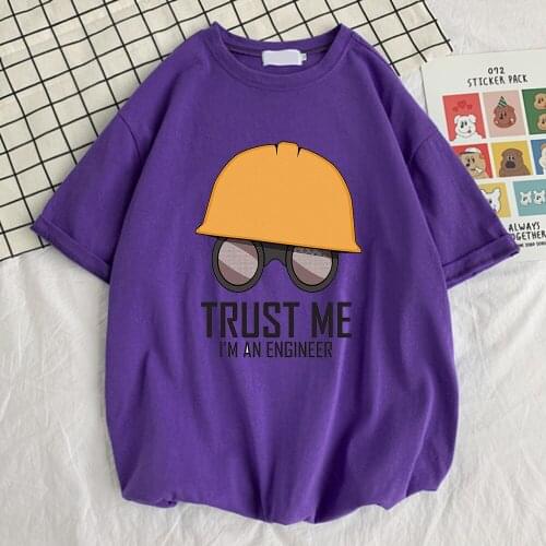 Trust Me I'M An Engineer Print Male T-Shirt Style S-3XL Tshirt Retro Casual T-Shirts Simplicity Vintage Mens Short Sleeve