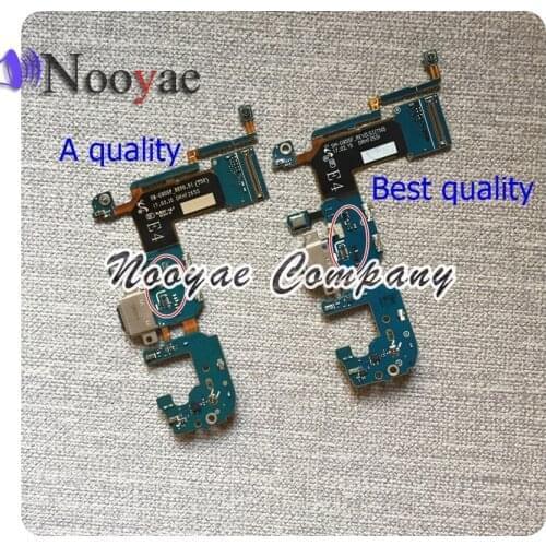 Novaphopat For Samsung S8 Plus G955f Micro USB Charger Charging Port Connector Flex Cable Mic Microphone Tracking