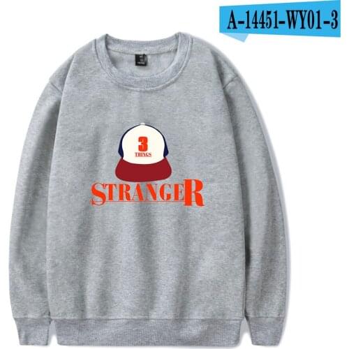 Newest Flash Sale TV Stranger Things Hoodies High Quality Men Women Sweatshirts Hoodies Cotton Hooded Stranger Things Clothing