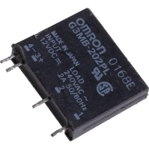 New Solid State Relay G3MB-202PL DC-AC PCB SSR In 12V DC Out 240V AC 2A E56B