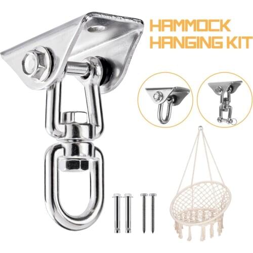 Stainless Steel Suspension Bracket Hammock Mount Ceiling Hook Anchor Gym Hanger For Gym Training Aerial Yoga Swing Hanging Chair