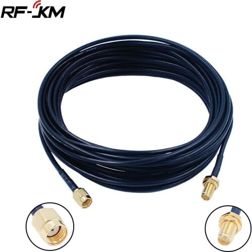 RP SMA Male to RP SMA Female Extension Cable For WIFI Antenna RF Connector RG174 Cable