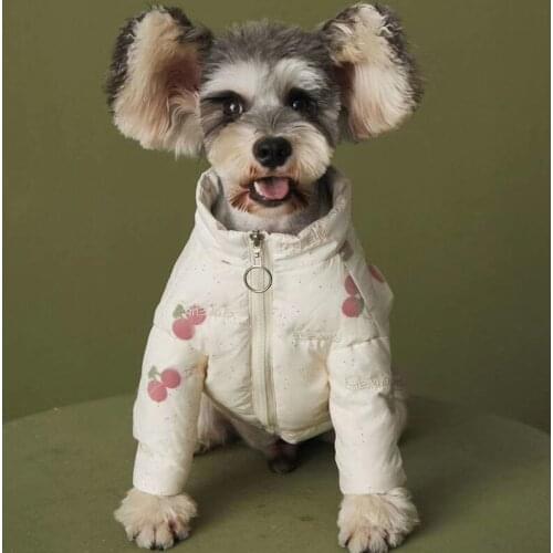 Warm Dog Clothes Jacket Winter 90% Feather Down Jakcet Pet Cat Puppy Coats For Small Dogs Chihuahua Christmas Pets Costume