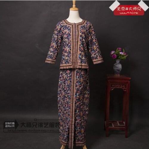 Nonya kebaya Indonesia Traditional Clothing Malaysia Women dress Spring
