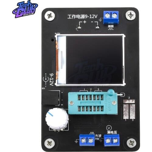 LCD GM328A Transistor Tester Diode Capacitance ESR Voltage Frequency Meter PWM Square Wave Signal Generator Electronic Kits