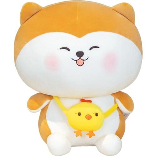 1pc 23/35cm Lovely Fat Shiba Inu Dog Plush Toys Stuffed Soft Kawaii Animal Cartoon Pillow Dolls Gift for Kids Baby Children