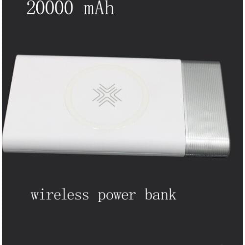 100%.Original.wireless power bank. 20000mah.3.7V youth version of ultra-thin small portable large capacity mobile power supply