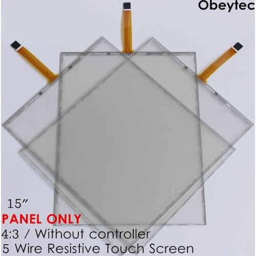 15 Inch 5 Wire Resistive Touch Screen Panel Kit without Controller 302*226mm 4:3