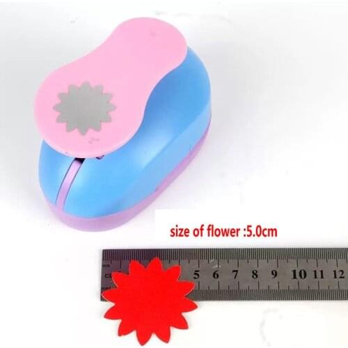 2 inch new flower DIY eva foam punch Paper Printing Card Cutter Scrapbook Shaper Hole Punch Kids Handmade Craft gift Stamping