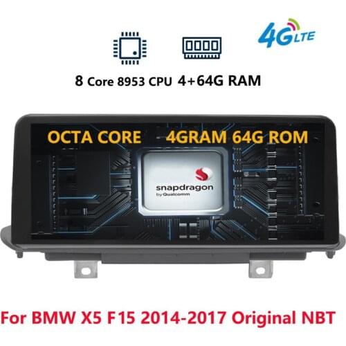 8 Core Android 9.0 System Car Multimedia Screen For BMW F15 2014-2017 GPS Navi Stereo WIFI 4G 4+64G RAM IPS Touch BT SIM