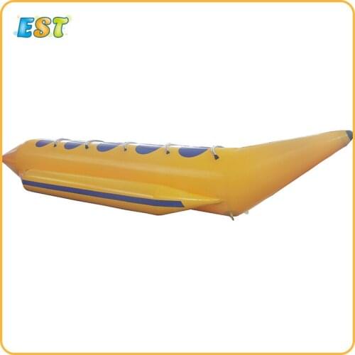 Hot Selling Portable Commercial Towable tube Water Floating Inflatable Banana Boat For Water Games