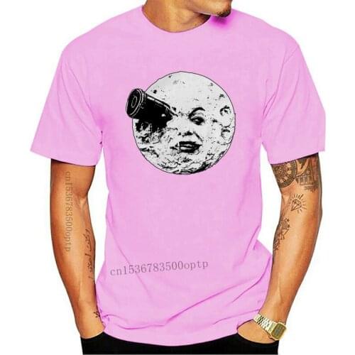 Georges Melies T Shirt A Trip To The Moon Vintage Silent Classic Film T-Shirt Loose Plus Size Tee Shirt
