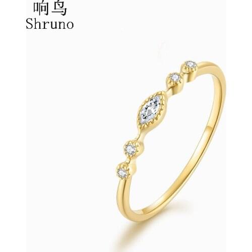 Solid 10k 14k Yellow Gold VVS/DEF 2X4MM Lab Grown Moissanite Diamond Engagement Wedding Ring Women Fine Jewelry Moissanite Ring