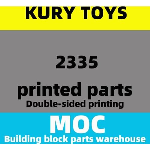 Kury Toys DIY MOC For 2335 printed parts Building block parts For Glass for brick toys