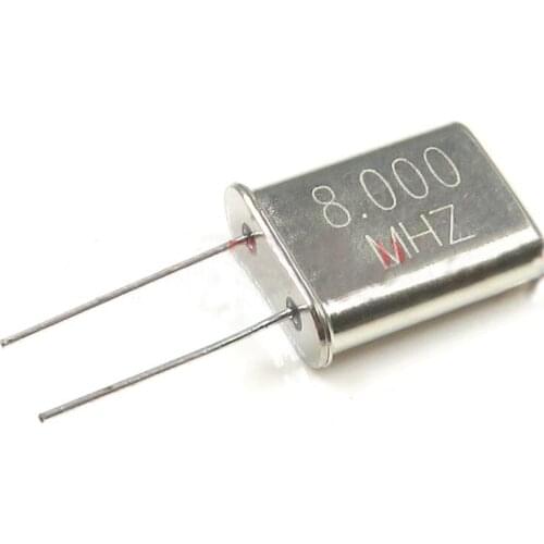 50pcs 49U HC-49U 8MHz 20ppm 20pF quartz resonator