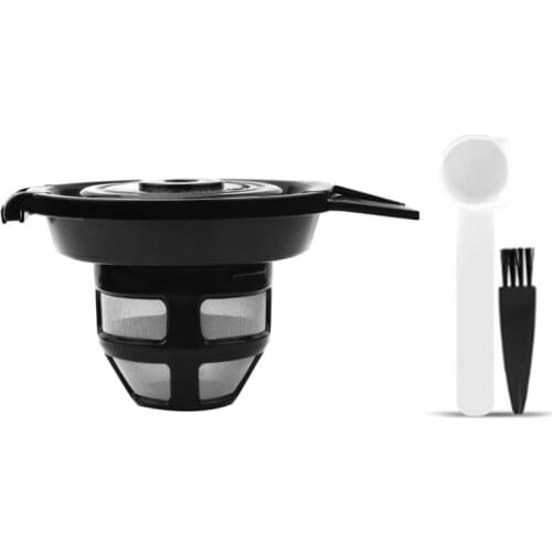 Reusable Coffee Filter for Hamilton Beach FlexBrew 49979/ FlexBrew 2 Way Reusable Coffee Capsule with Coffee Spoon&Brush