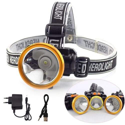 10W 20W 25W High Power LED Headlamp frontal Flashlight Rechargeable Headlight Battery Head Lamp Torch lights Camping Fishing