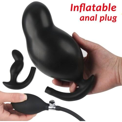 Go Out Inflatable Anal Plug Sex Toys Couples Dildos for Anal Dilator Anal Expander Anal Plug Adult Sex Products Huge Butt Plug