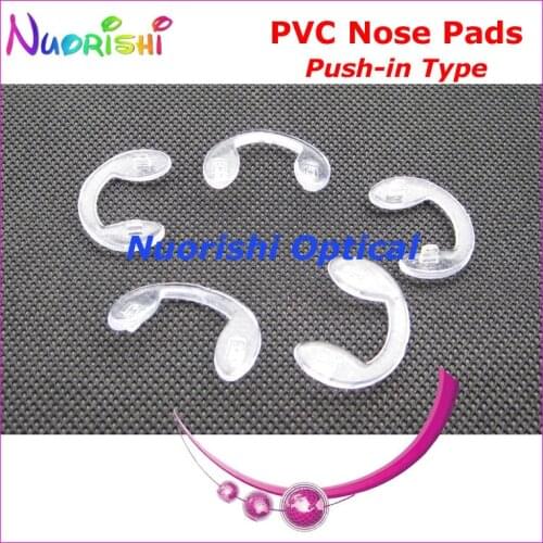 PVM Bridge Conjoined Soft Plastic PVC Eyeglasses Glasses Eyewear Nose Pads Screw in and Push in Accessories Free Shipping