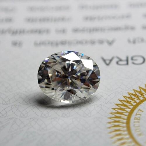 Normal Excellent Oval Cut 5x7mm 1 Carat Loose Gemstone D VVS Moissanite Diamond for Engagement Ring Making
