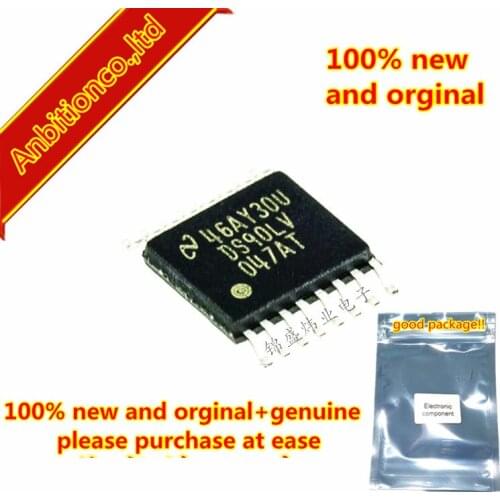 5pcs 100% new and orginal DS90LV047ATMTC DS90LV047AT TSSOP16 DS90LV047A 3V LVDS Quad CMOS Differential Line Driver in stock