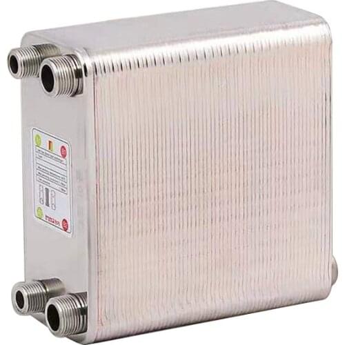 50 Plates brazed plate heat exchanger Beer Wort Chiller Cooler Home Brewing Beer Brazed plate type water heater SUS304