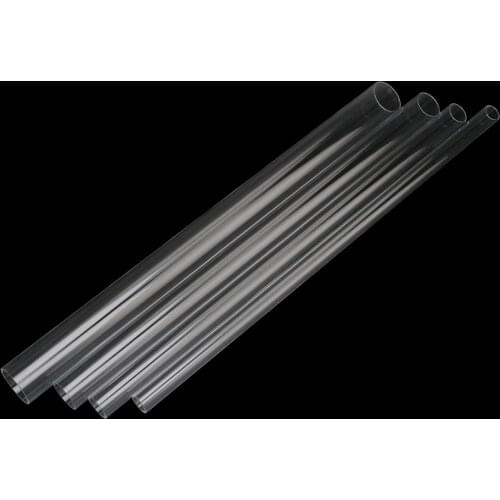 Pea Particle pc water cooling Transparent Hard Tubes 50cm OD 20mm 25mm 32mm 40mm acrylic water pipe garden irrigation 2pcs