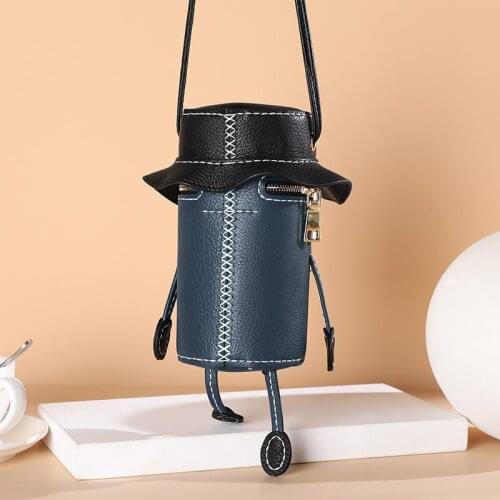 Handmade Bag 2020 New Tide Diy Material Bag Homemade Hand-sewn Handbag Leather Shoulder Slung Villain Bucket