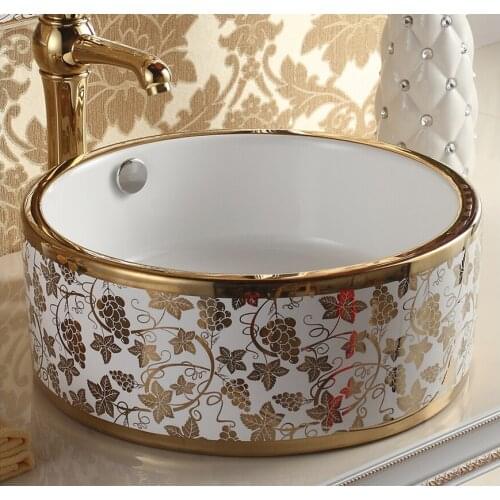 Europe type lavatory. Table face basin ceramic art basin. The stage basin sink of the basin that wash a face
