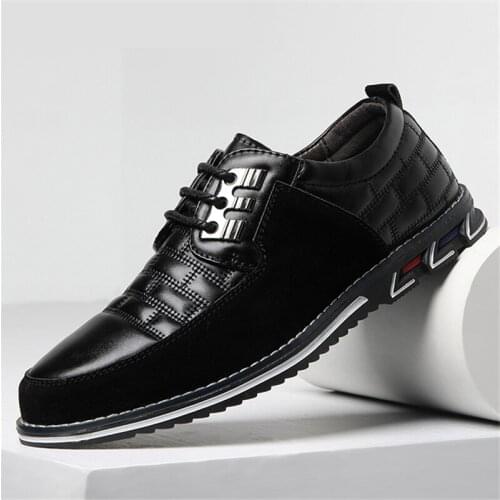 Spring Autumn New Mens Soft Leather Casual Shoes Retro Style Black Blue Flats Loafers Classic Male Moccasins Zapatos Hombre