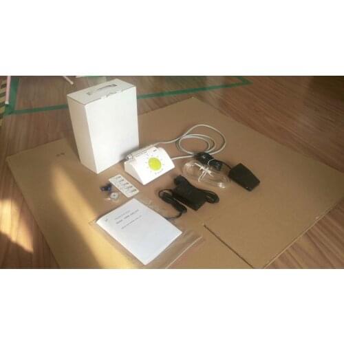 Ultrasonic cleaning machine with light conjoined handles for pets with light