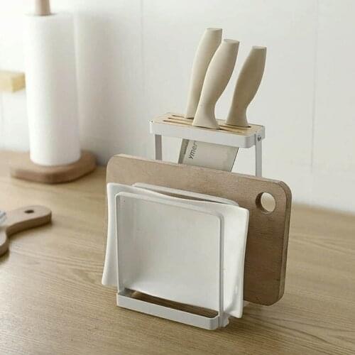 Japanese Knife Board Frame Household Kitchen Supplies Storage Rack Multifunctional Kitchen Supplies Arrangement Rack