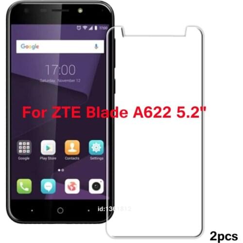 ZTE Blade A622 Tempered Glass Screen Protector For ZTE Blade A 622 Glass Transparent Phone Screen Protector Film 5.2 inch