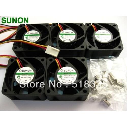 For Sunon Maglev HA40201V4-0000-C99 4CM 40*40*20MM 4020 DC 12V 0.6W Super Silence Fan