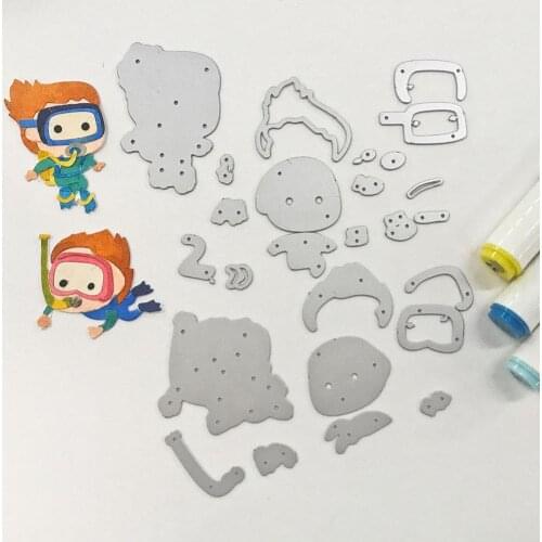 2 Undersea Explorer Metal Cutting Dies Stencil For Scrapbooking Photo Paper Cards Crafts Handmade New 2019 Die Cut Embossing