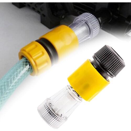 Car Washing Machine Adapter For High Pressure Washer Water Connector Filter Quick Connection Hose Pipe Fitting Car Accessories